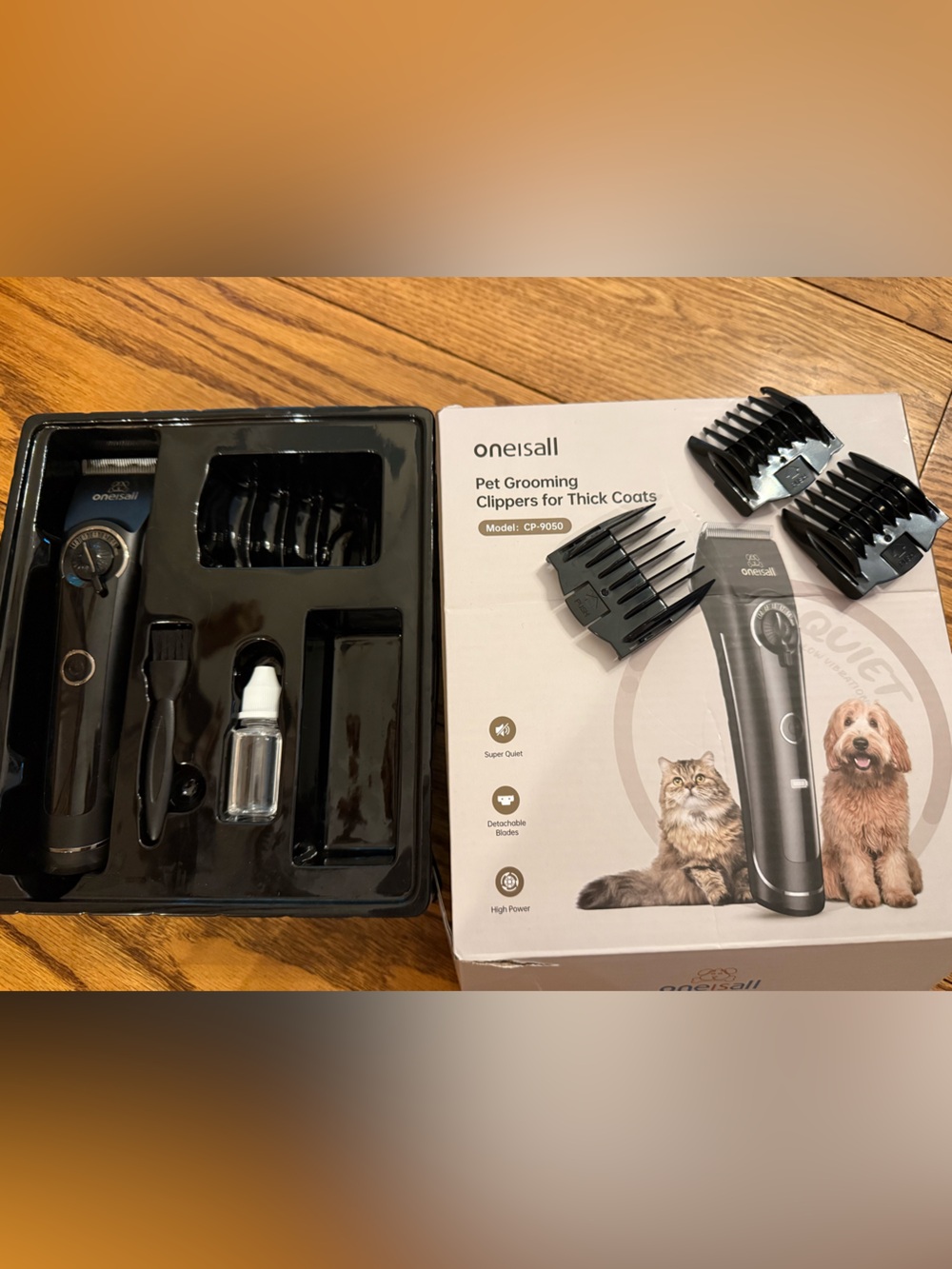 Oneisall Dog Pet Grooming Clippers for Thick Coats CP-9050 replacement parts